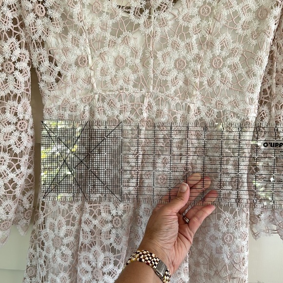 Zimmermann lace dress - Fairy Whimsical Bridal Boho Couture Hippie Garden Party - Picture 11 of 12